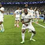 Vini Jr reage à classificação épica do Real Madrid na Champions League