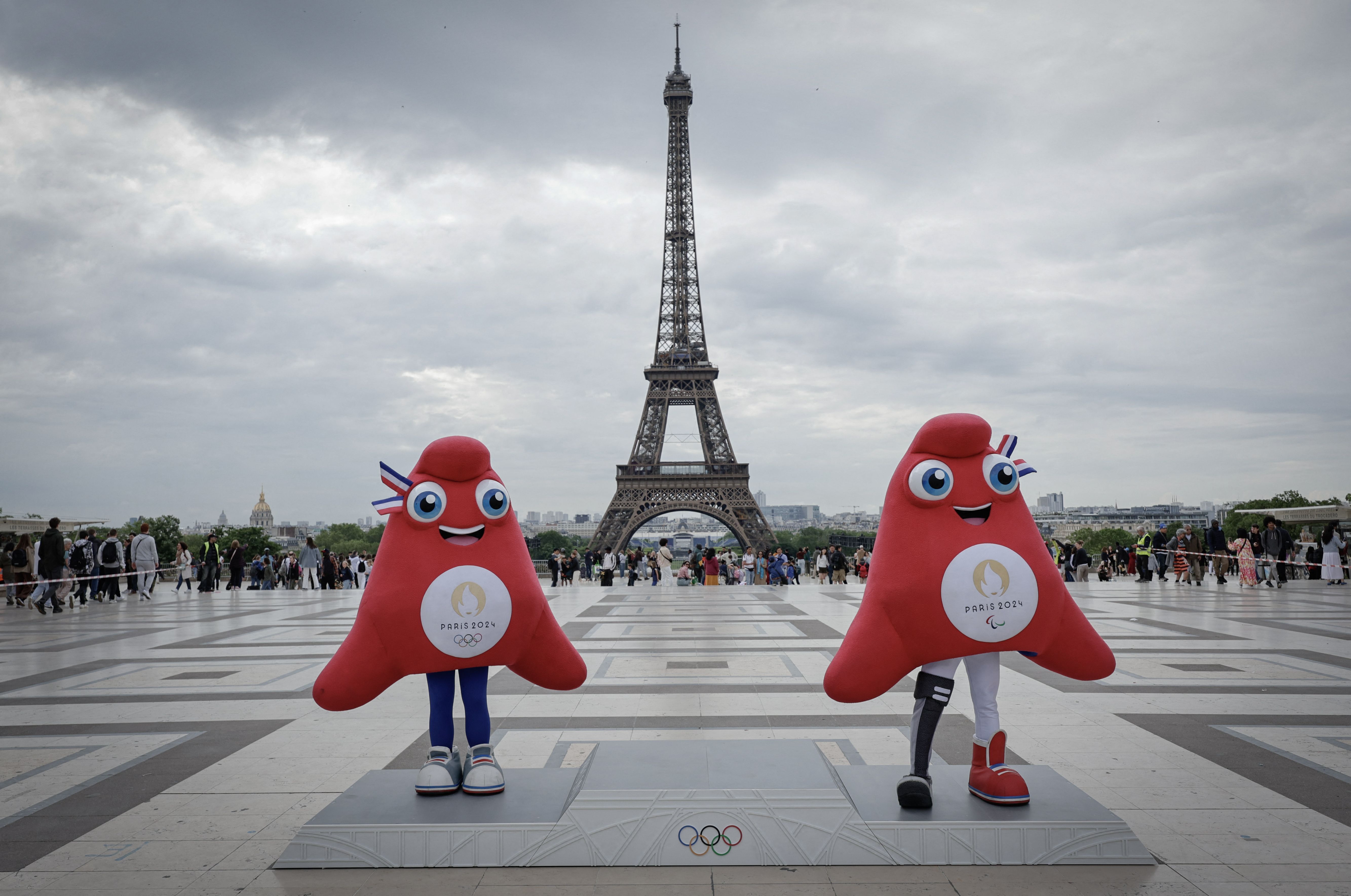 Paris-2024 terá 'pódio reciclável' e com detalhes da Torre Eiffel