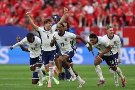 Inglaterra passou pela Suíça nos pênaltis após um teimoso 1 a 1