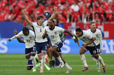 Inglaterra passou pela Suíça nos pênaltis após um teimoso 1 a 1