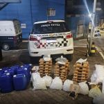 PM encontra ‘casa bomba’ e prende suspeito com 90 litros de lança-perfume