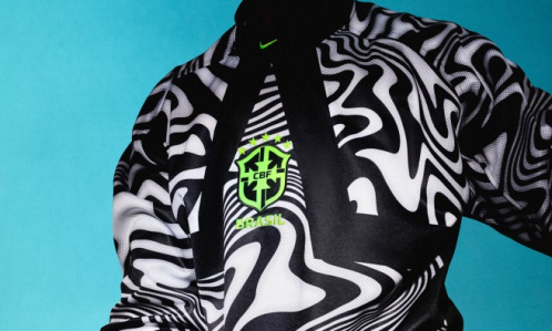 Camisa casual de goleiro da Seleção Brasileira