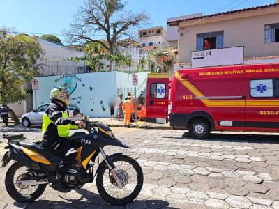 Motociclista também foi atendido.