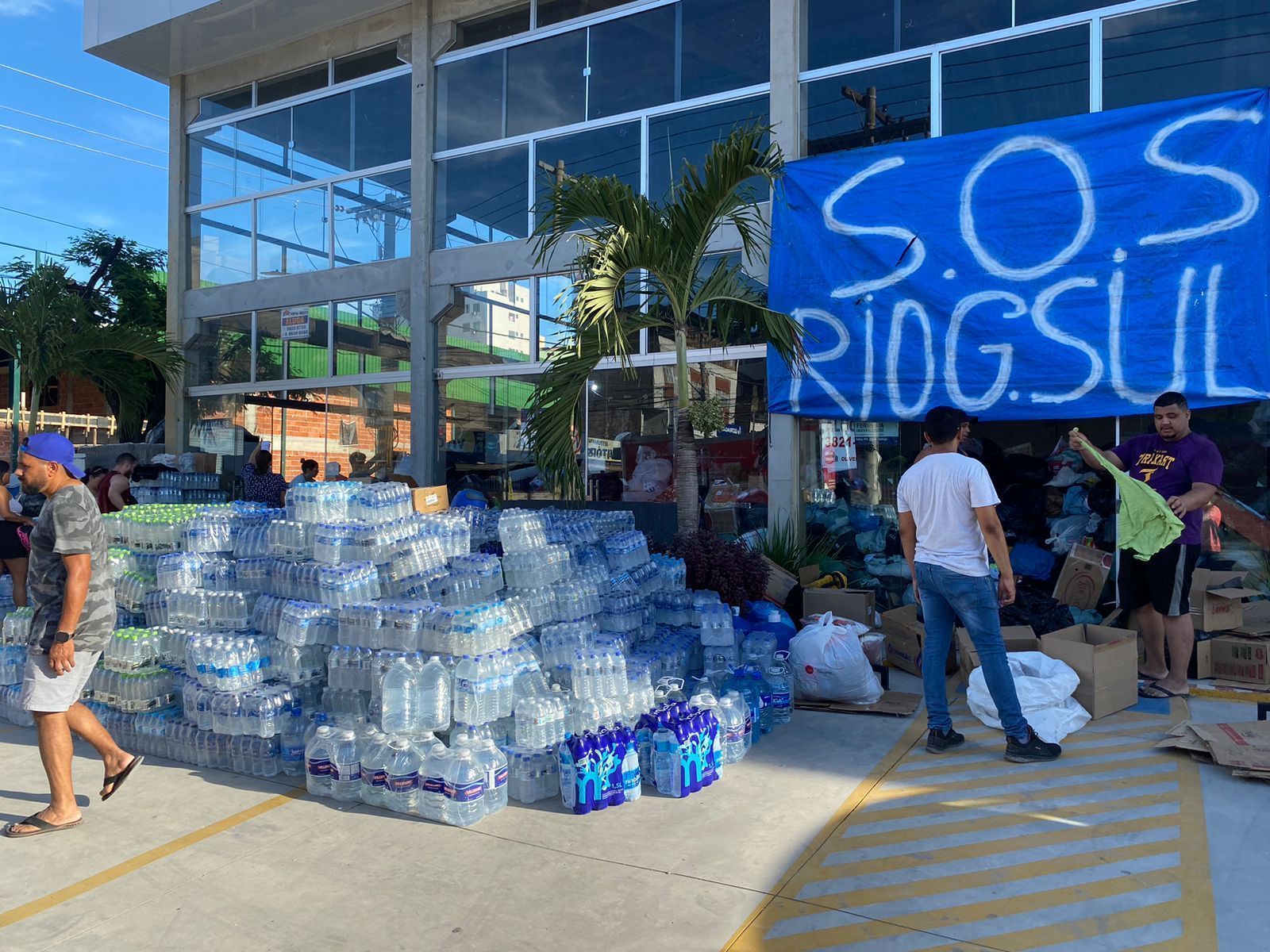 Ponto de coleta em Ipatinga envia cerca de 670 toneladas de donativos para o Rio Grande do Sul