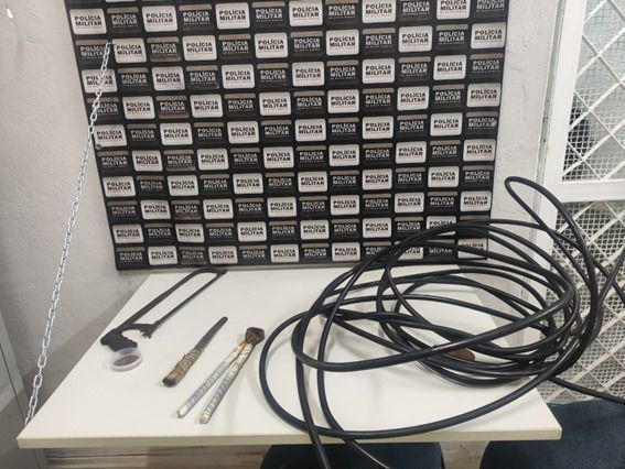 Suspeito de furtar fios em Varginha é preso