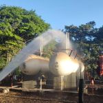 Corpo de Bombeiros controla vazamento de gás em empresa de Varginha
