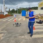 Drones sobrevoam bairros de Varginha em iniciativa para prevenir casos de dengue