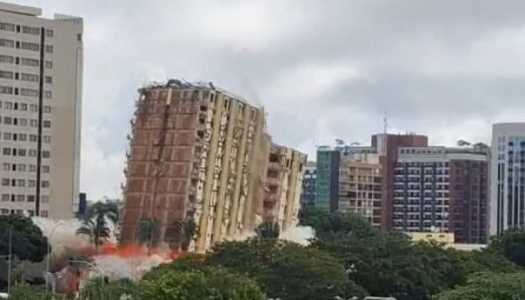 Torre Palace, primeiro hotel de luxo de Brasília, é demolido