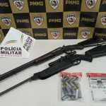 Homem é detido com armas de fogo em Varginha