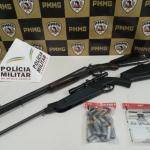 Homem é detido com armas de fogo em Varginha