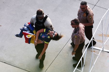 Decisão entre Argentina e Colômbia foi precedida por confusão generalizada do lado de fora do Hard Rock Stadium