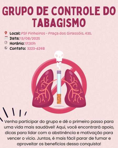 Todo interessado pode participar.