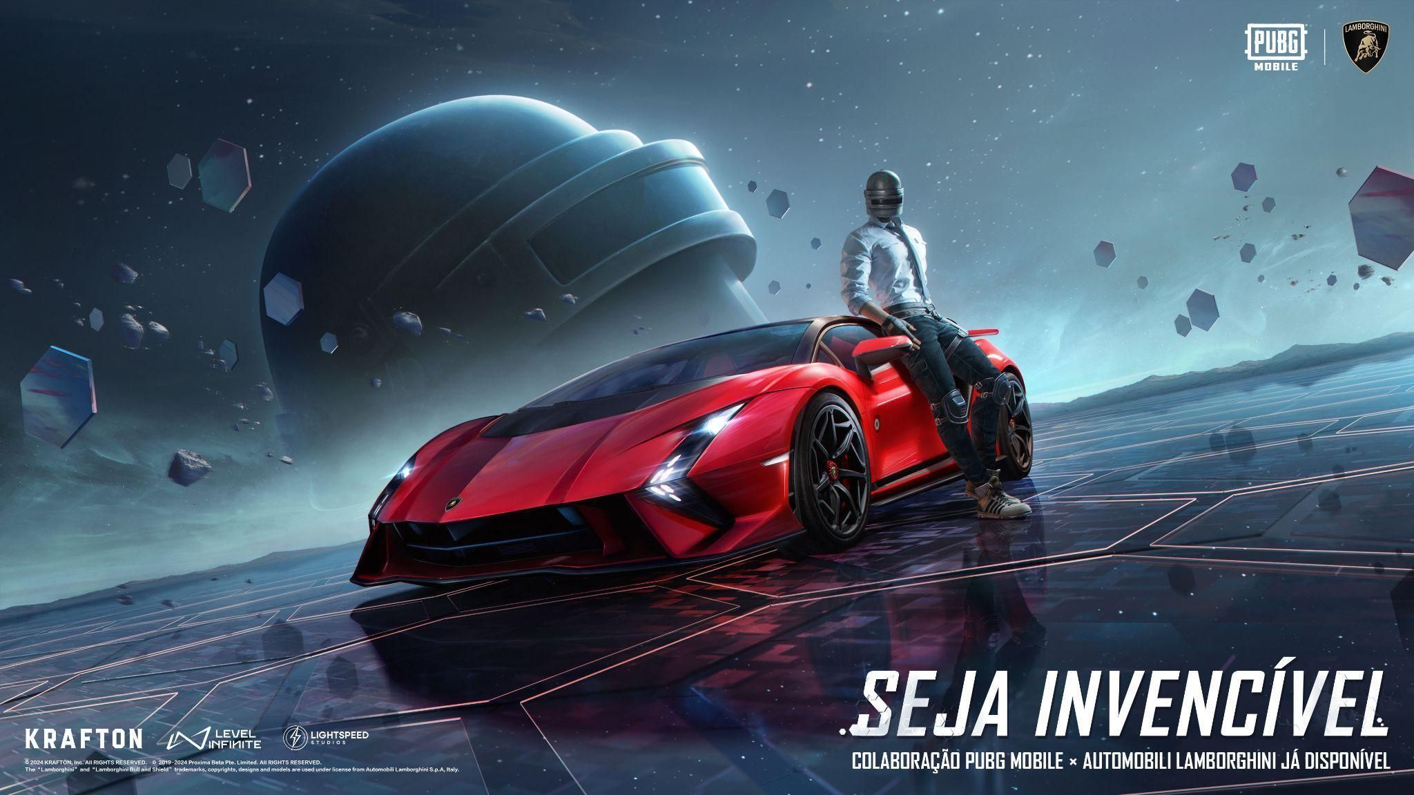 Carros da Lamborghini chegam ao PUBG Mobile