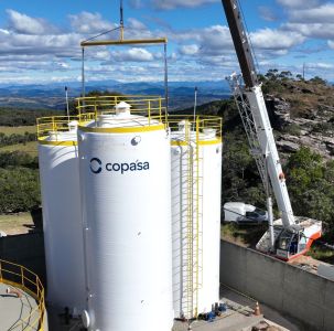 Copasa e Prefeitura inauguram novos reservatórios de água.
