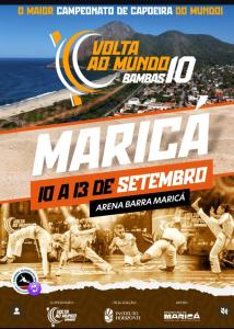 Quatro capoeiristas representam Varginha.