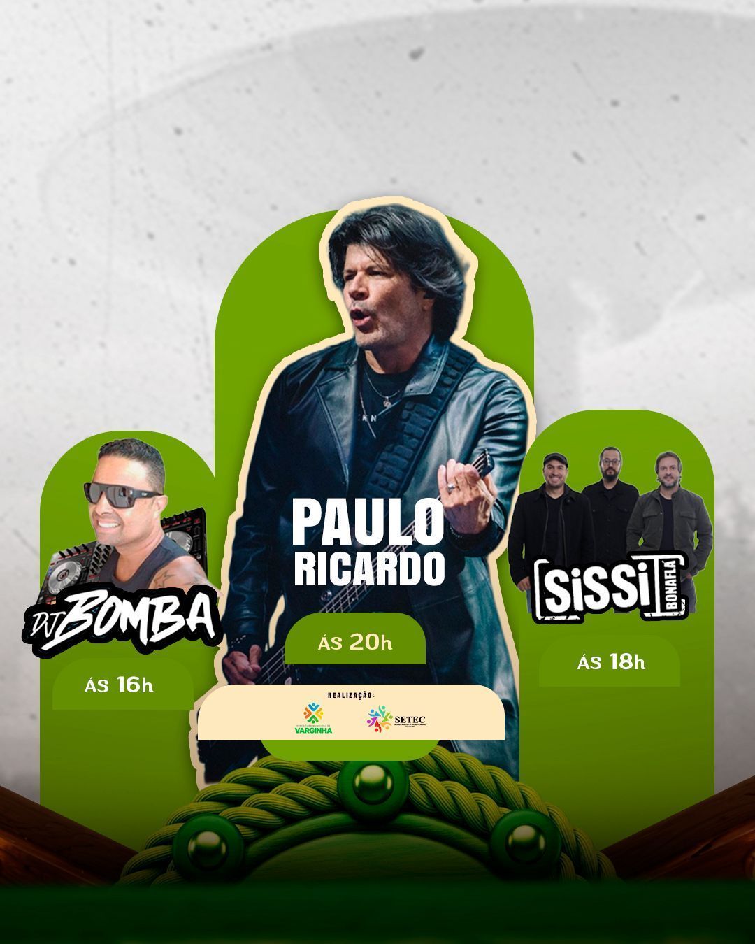 Aniversário de 134 anos de Varginha terá show gratuito de Paulo Ricardo