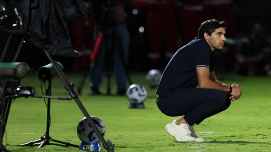 Abel Ferreira, técnico do Palmeiras, em partida contra o Mirassol