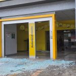 Homem invade e quebra agência do Banco do Brasil em Contagem