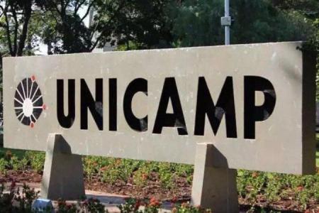 Placa da Universidade Estadual de Campinas (Unicamp), em São Paulo