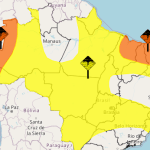 Inmet divulga alerta para chuvas intensas em oito estados
