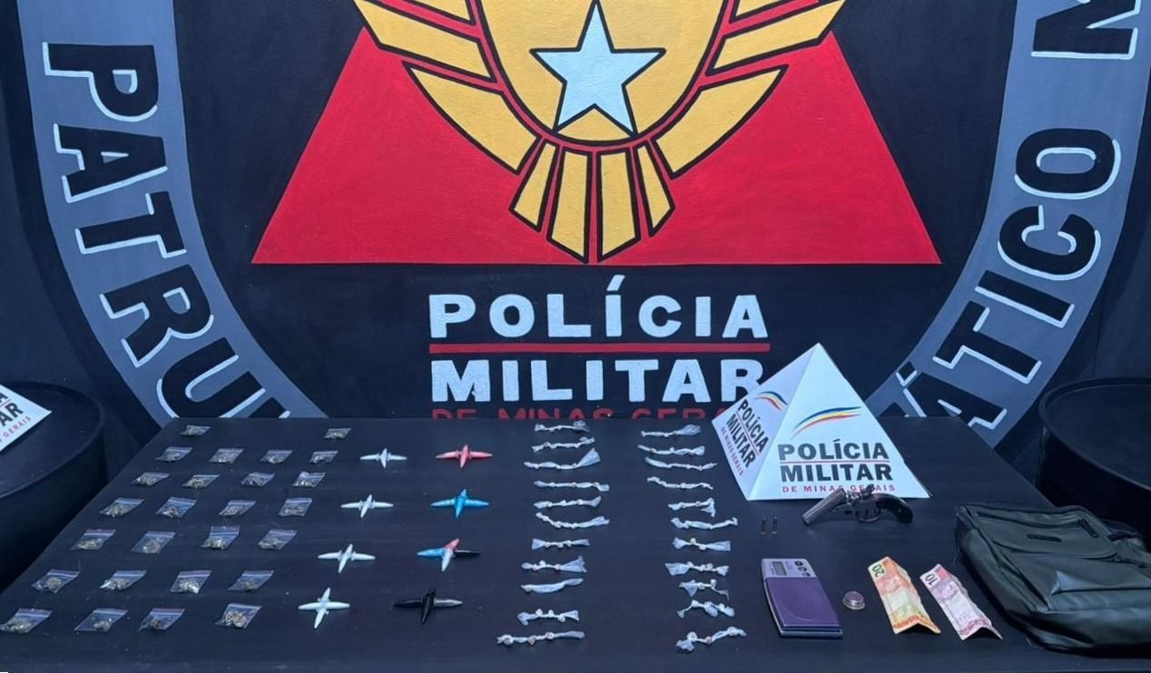 Polícia Militar apreende drogas e armas em operação no bairro Santo Antônio, em Mariana