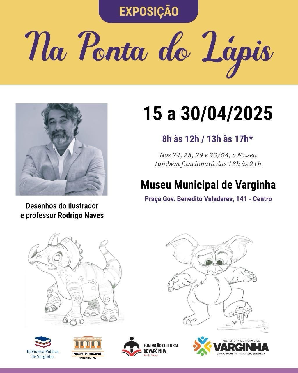 Museu de Varginha promove exposição de ilustrações nesta semana