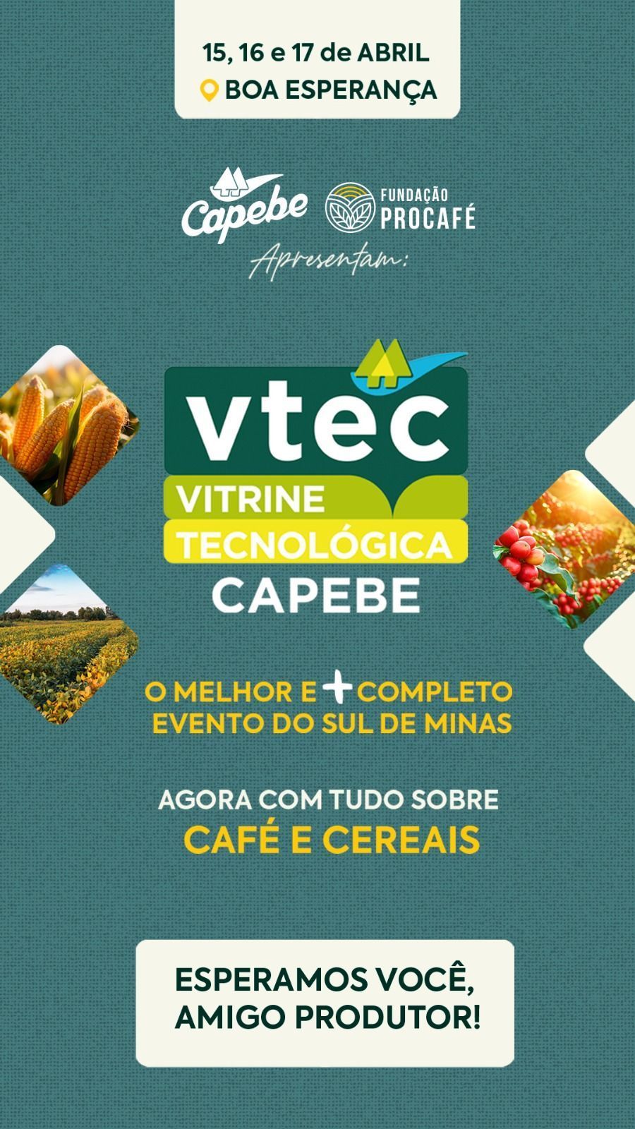 Procafé e Capebe promovem evento para agricultores em Boa Esperança