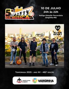 Show acontece na antiga estação ferroviária.