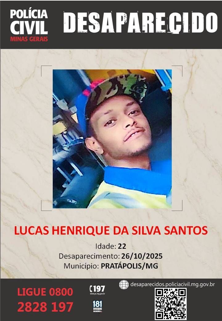 Polícia investiga desaparecimento de homem em Pratápolis