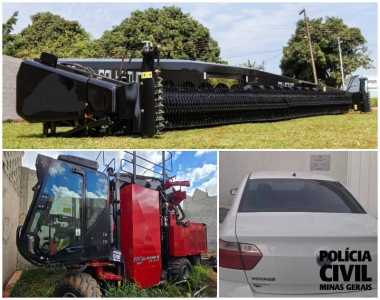Polícia recuperou equipamentos avaliados em R$ 5 milhões.