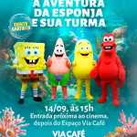 Via Café promove pocket show gratuito inspirado no Bob Esponja neste domingo