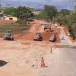 Rodovia MG-170 entre Pimenta e Guapé recebe obras de pavimentação e recuperação