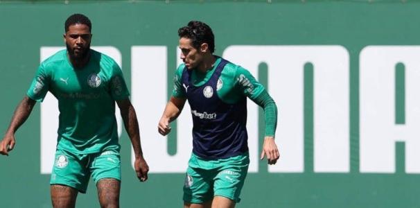 Veiga treina pelo Palmeiras antes de encarar o Inter