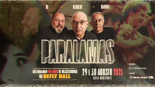 Celebrando quatro décadas de trajetória, Paralamas promete emocionar o público com um repertório recheado de sucessos que atravessaram gerações