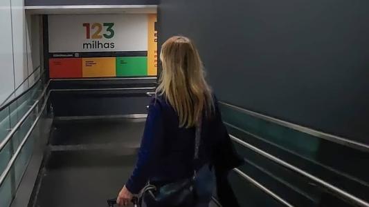 123 Milhas em aeroporto