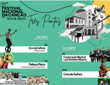 Programação acontece na Praça Cônego Vitor.