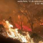 Incêndio consome cinco hectares de mata na Serra do Canguava, em Cambuí