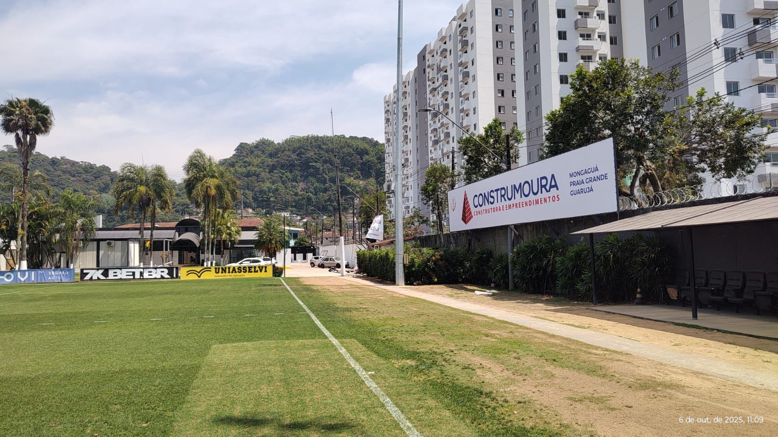 Santos comercializa placas de publicidade do CT e amplia busca por parceiros