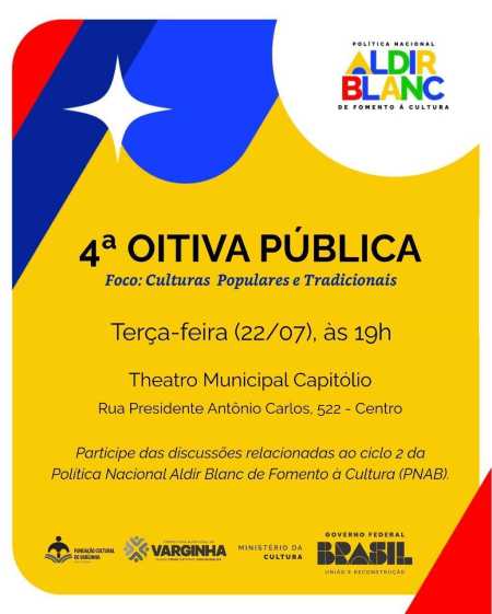 Todo interessado pode participar.