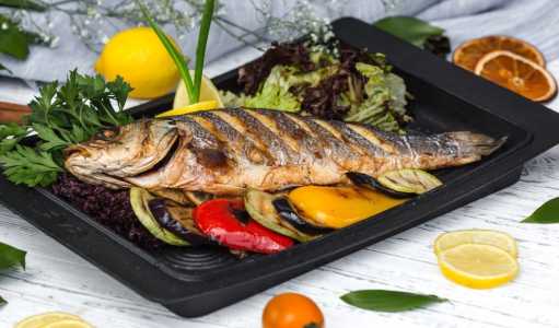 peixe e vegetais