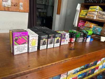 Cigarros eletrônicos foram apreendidos em ação realizada nesta quinta-feira, dia 15.