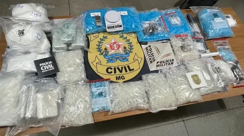 Operação policial apreende grande quantidade de drogas em Três Pontas