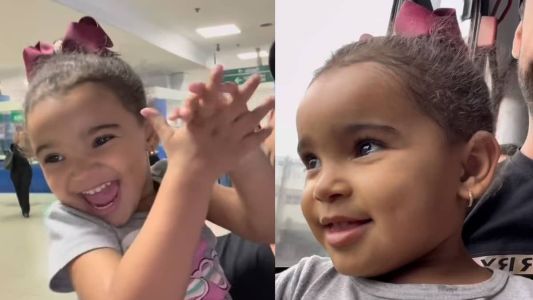 O pai estava sem dinheiro no momento e precisou pegar 10 reais emprestado com um vendedor para realizar o sonho da filha