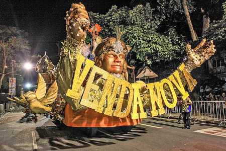 Registros de edições anteriores do desfile das Escolas de Samba de Belo Horizonte