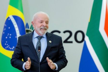 Presidente participou de coletiva de imprensa após a reunião do G20 em Joanesburgo, na África do Sul