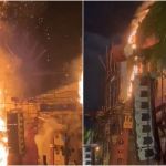 Vídeo: show no Café de La Musique é interrompido após incêndio em palco