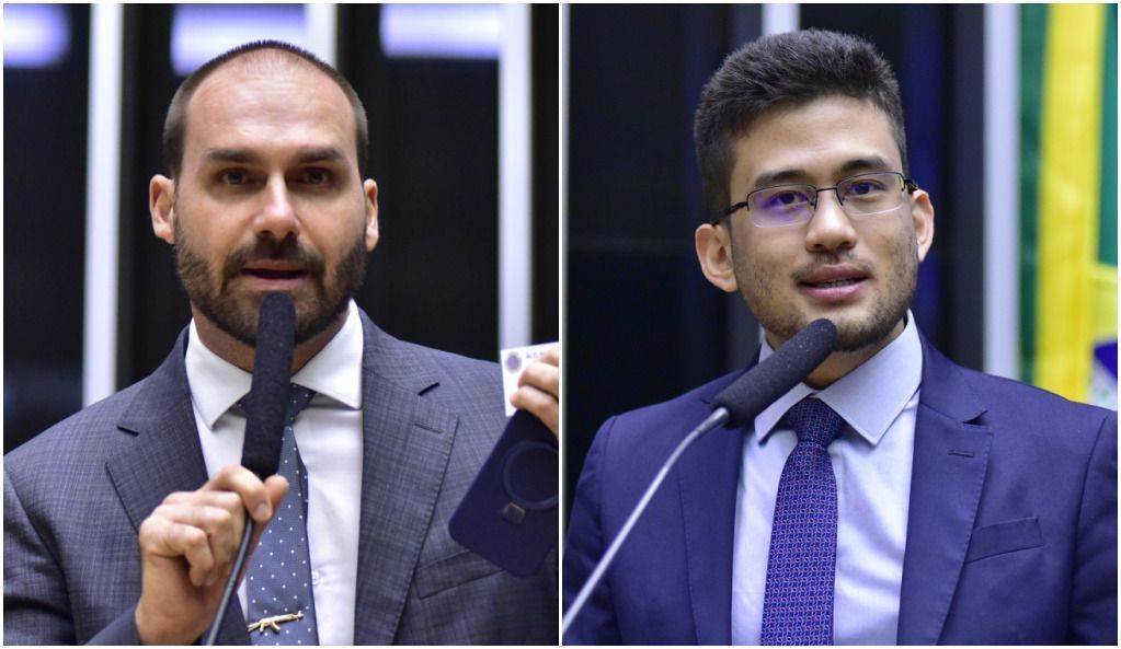 Justiça extingue processo de Eduardo Bolsonaro contra Kim Kataguiri por injúria
