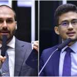 Justiça extingue processo de Eduardo Bolsonaro contra Kim Kataguiri por injúria