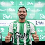 Ex-Cruzeiro, Gilberto se apresenta ao Juventude: 'Quero retomar minha carreira'