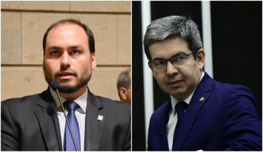 Carlos Bolsonaro Randolfe Rodrigues